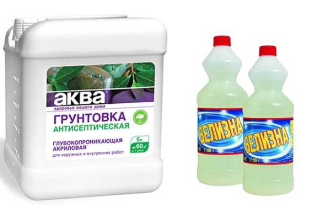 Белизна от плесени на стенах: рецепт приготовления раствора