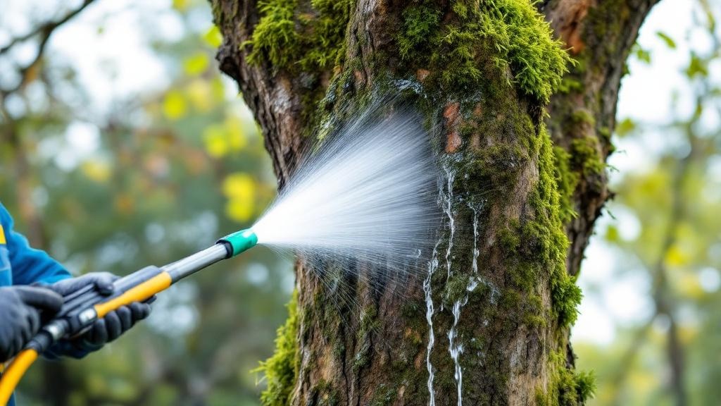 Защита деревьев от планктона и водорослей на участке