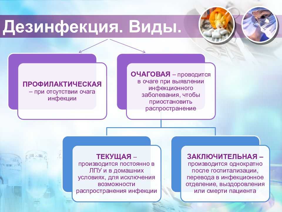 Текущая дезинфекция:понятие, виды, способы и цели